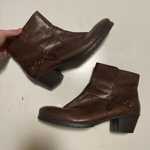 Rieker Heeled Brown Boots